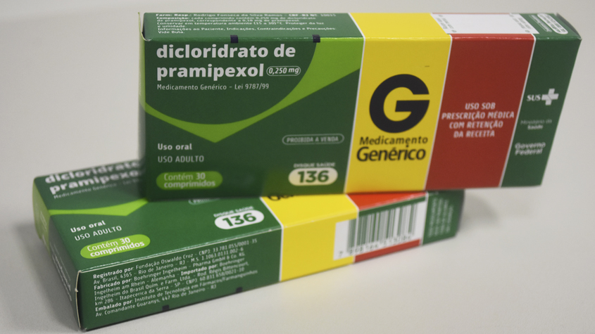 Pramipexol de Farmanguinhos/Fiocruz é eleito medicamento de referência no Brasil    